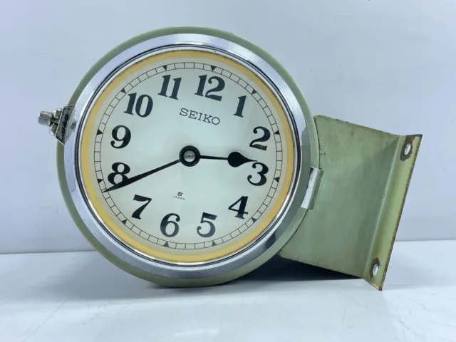 Seiko Sklave Uhr MC-019 MC-272 Sekundär Schiff`S Original Vintage Marineblau 3