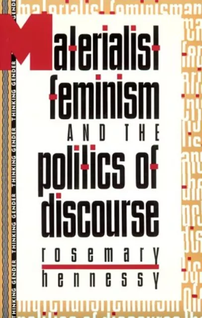 Materialist Féminisme Et The Politics De Veste Isolante Livre de Poche Rose