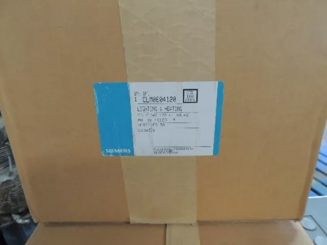 Siemens Clm0E04120 Lighting Contactor 100A