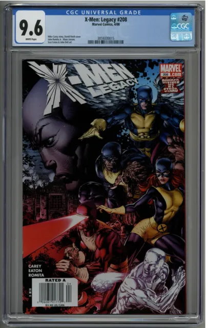 X-Men: Legacy 208 CGC 9.6 Divided We Stand David Finch Cyclops Jean Grey Beast