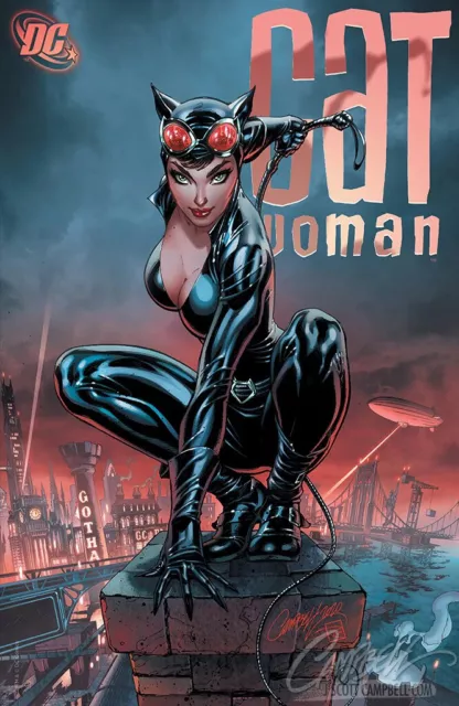 CATWOMAN 80th ANNIVERSARY SPECTACULAR 1 J SCOTT CAMPBELL EXCLUSIVE E VARIANT NM