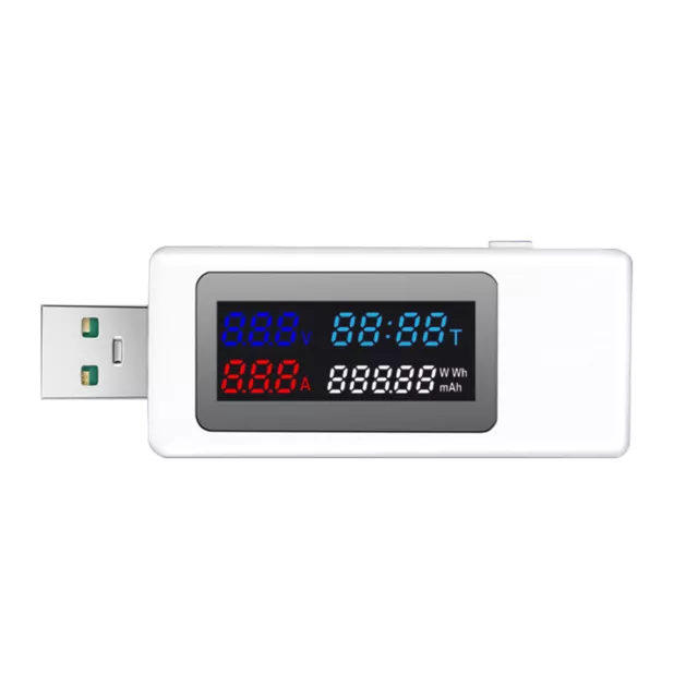 KWS-V30 USB-Leistungsmesser-Tester, 6-in-1, Strom, Spannung, Timing, J1J7