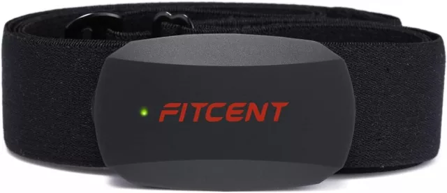 Fitcent Heart Rate Monitor Chest Strap, Bluetooth ANT+ HR Sensor