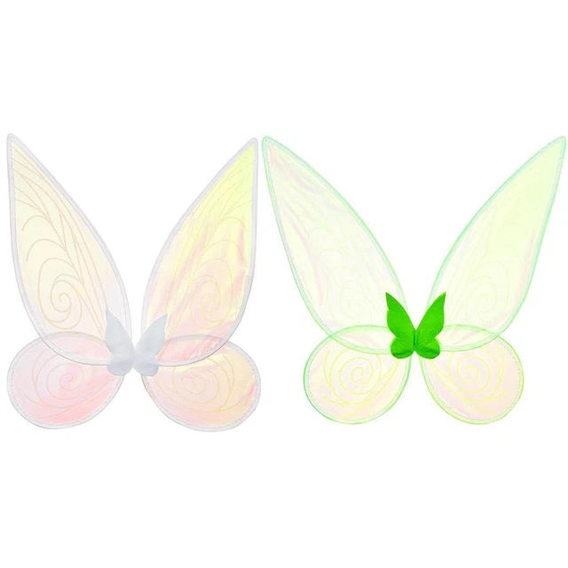 Ailes De Fée Brillantes Pour Adultes 75x80cm - Accessoire Cosplay Halloween Déguisement Ange