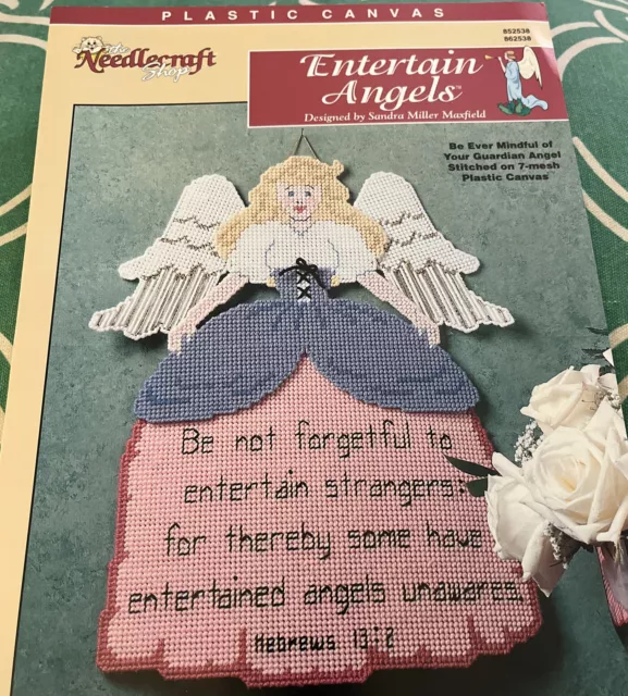 Entertain Angels Plastic Canvas Pattern Book Needlecraft Shop #852538