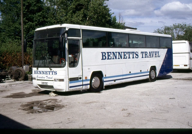 ORIGINAL BUS COLOUR Slide Of Bennetts 476CEL At Warrington 145 EUR 4 ORIGINAL BUS COLOUR Slide Of Bennetts 476CEL At Warrington 145 EUR 4