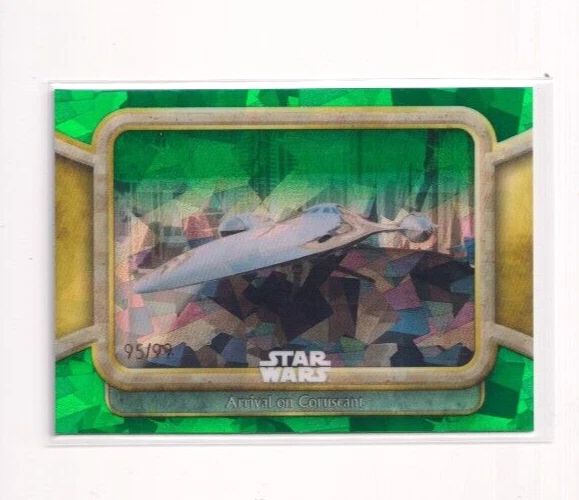 2024 TOPPS CHROME Star Wars Episodio 1 Riunione zaffiro Anakin