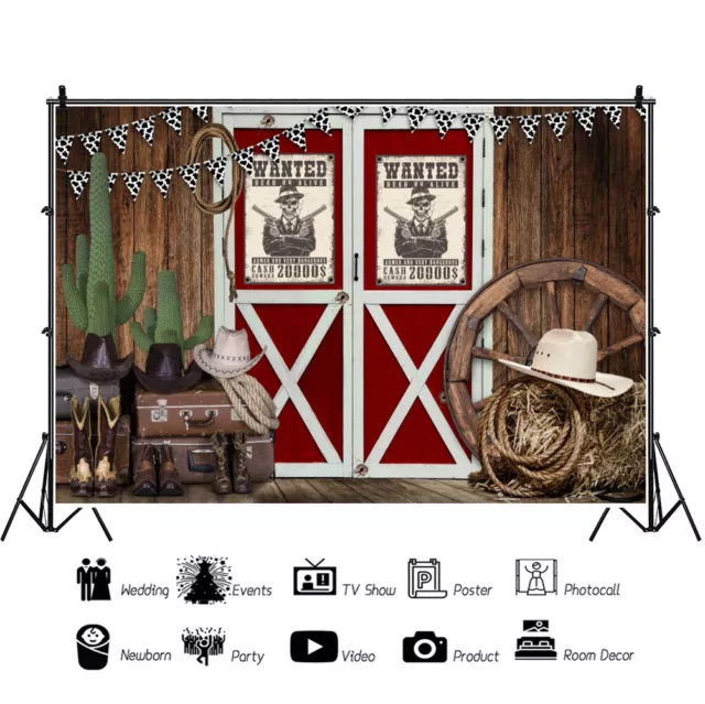 Western Cowboy Backdrop Wild West Photo Background Portrait Photography Props...