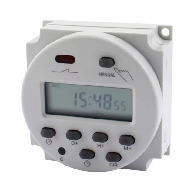 Control horario CN101A LCD digital programable cuenta atrás interruptor 110V AC