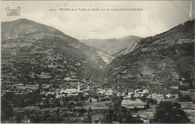 CPA BOZEL et la Vallee du Jovet - Vus du Vieux Chemin de Saint-Bon (1192225)