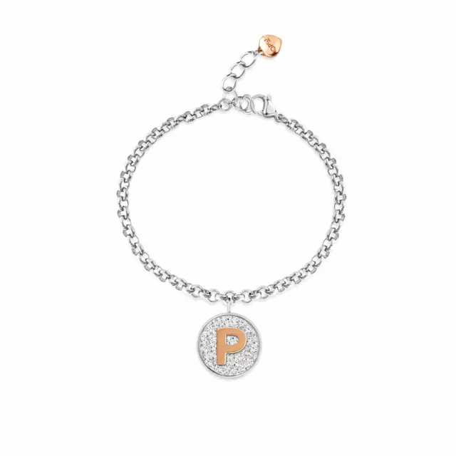 Ops Bracciale Donna Acciaio Lettera P OPSBR-683