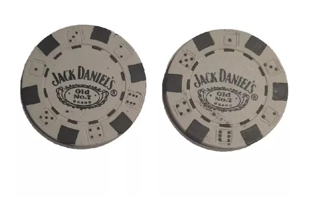 Jack Daniels Poker Chip Marker X2 Great Birthday Collectors Christmas Gift