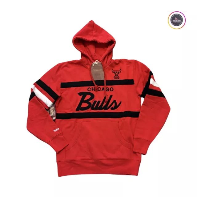 Mitchell & Ness NBA Chicago Bulls Windy City  Men Red Hoodie - Medium