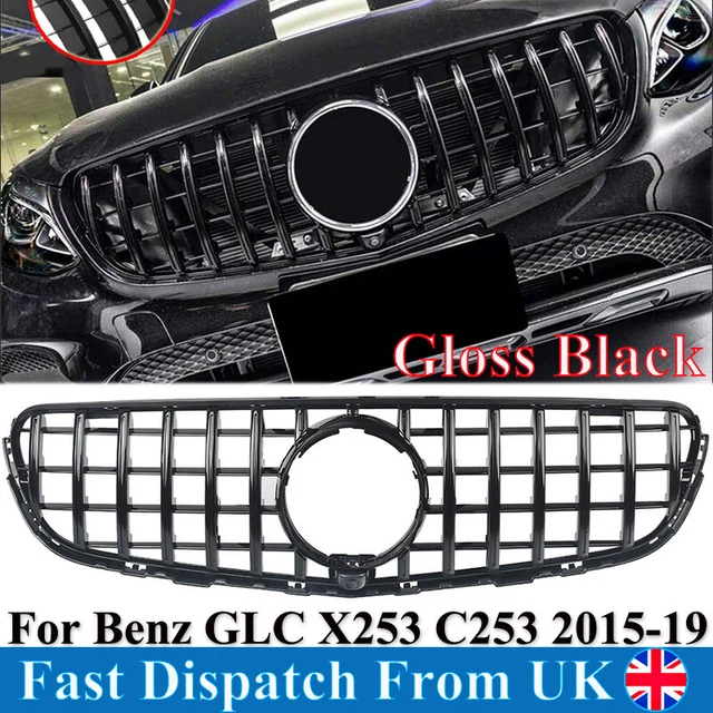 For Mercedes GLC X253 C253 Coupe 2015-19 AMG Style Panamericana GT Grille Black