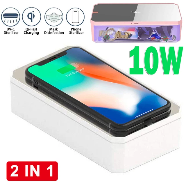 10W Wireless Charger Pad Box Qi Fast Charging for iPhone 14/13/12/11 Max Samsung