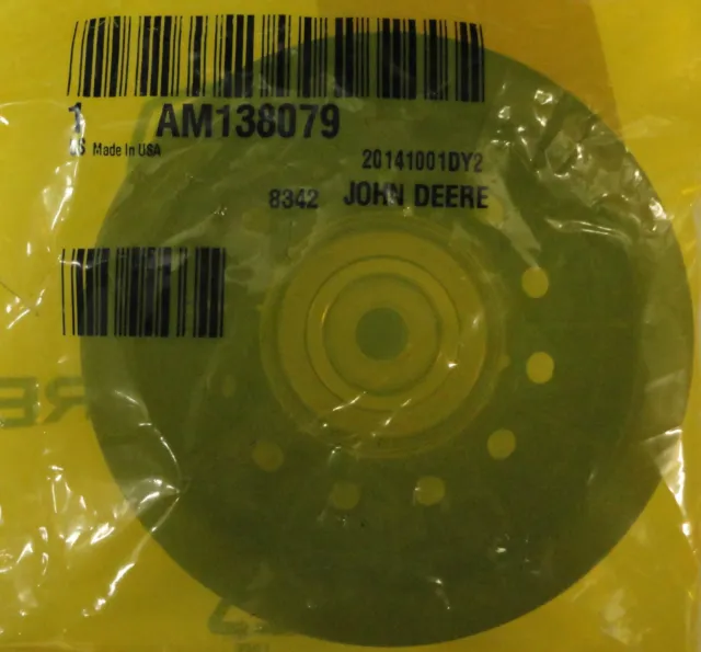 JOHN DEERE OEM Flat Drive Idler Pulley X300 304 310 320 324 AUC11239 or AUC20590