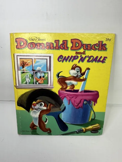 Walt Disney's Donald Duck and Chip n Dale 1954 Whitman HC Tell a Tale 2407