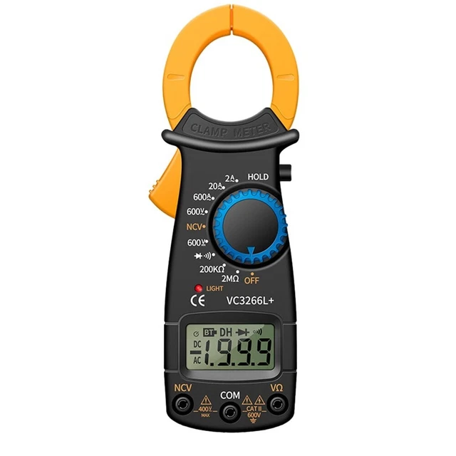 Multimetro Digitale A Morsetto CC-65 - Per Misurazioni AC/DC Fino A 65A, Con Connettore BNC - Foto 2