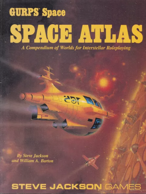 GURPS - Space Atlas. A Compendium of Worlds for Interstellar Roleplaying.