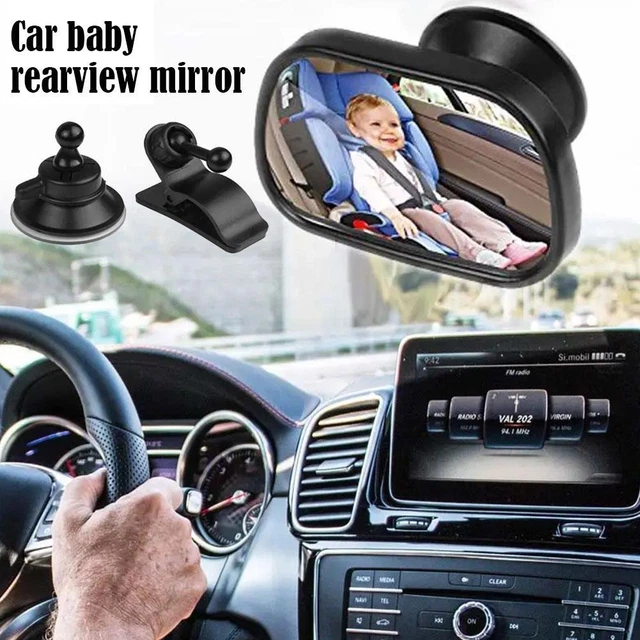 CarBaby Back Seat Rear View Mirror For Infant Child SuctionClin e Toddler A0I6