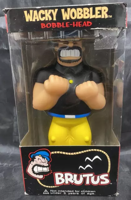 2006 Funko  Wacky Wobbler King Features Popeye Brutus Bluto Bobblehead