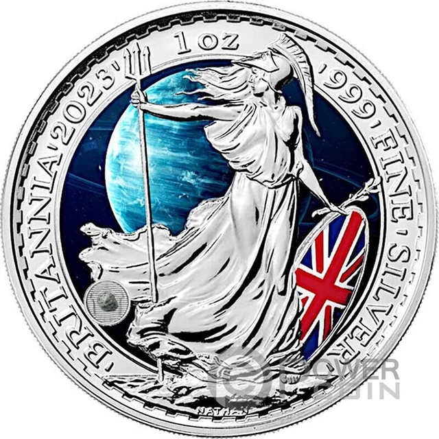 URANUS Cosmic Investment 1 Oz Silver Coin 2 Pounds UK 2023