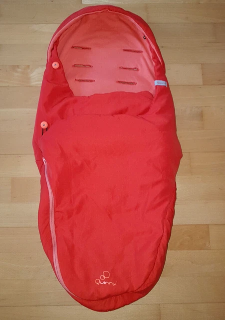 Quinny Fußsack/Footmuff ♕ Red Revolution ♕ für Zapp, Zapp XTRA/FLEX, Buzz, Moodd