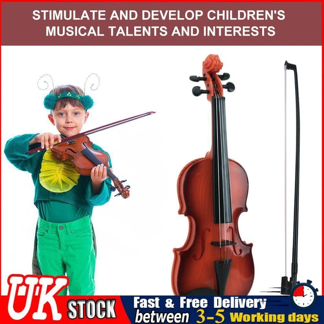 UK Acoustic Violin Toy Adjustable String Simulation Musical Instrument Practice