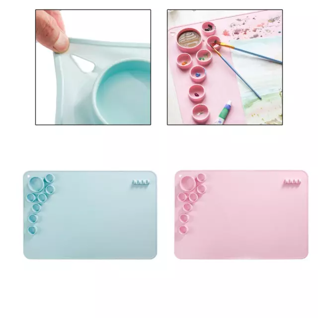 Silicone Craft Mat Nonslip for Watercolor Resin Casting Kids