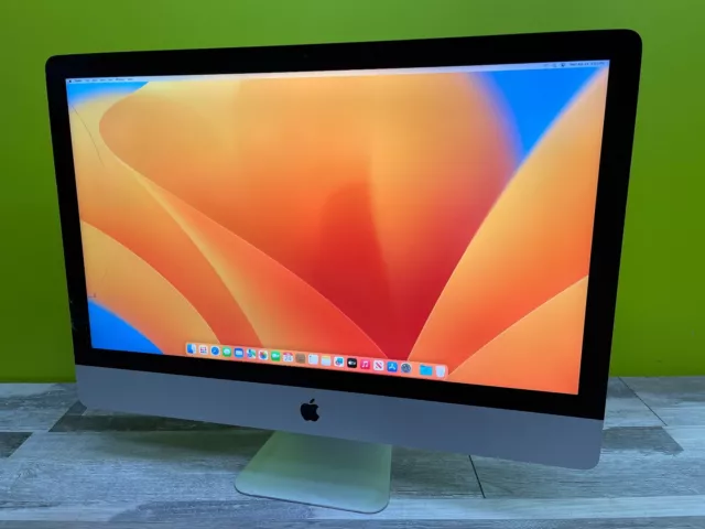 Apple 27" 5K iMac - 3.4GHz Core i5 - 8GB RAM - 1TB Fusion - macOS 13 Ventura