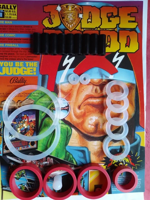 FLIPPER BALLY -THE CHAMPION PUB-KIT ELASTIQUE SILLICONE TRANSPARENT-pinball