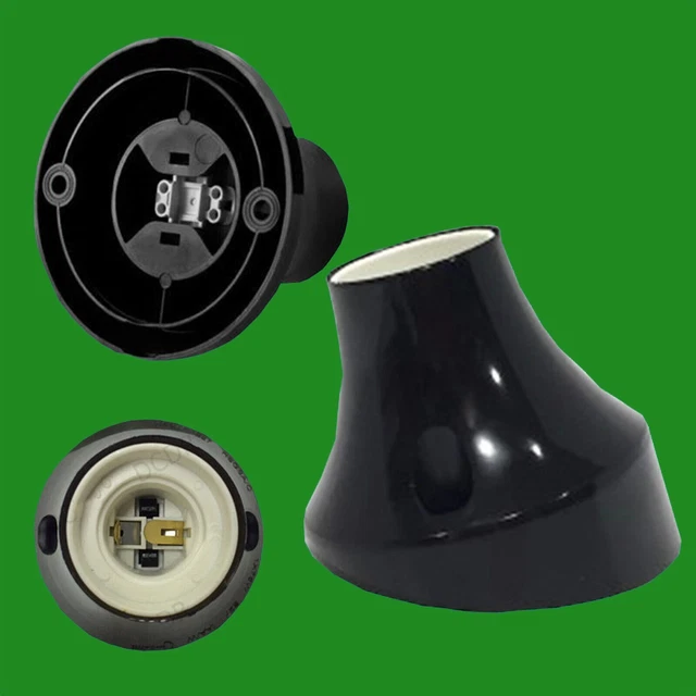 Douille E27 Avec Variateur En Ligne Et Interrupteur - Blanc - Pour Lampe De Bureau