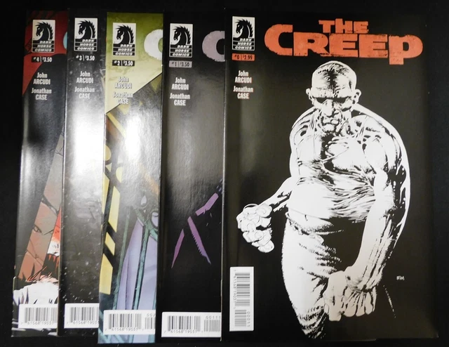 Creep 0 1-4 Dark Horse Comic Set Complete Arcudi Case Frank Miller 2012 Vf+