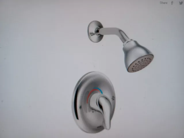 Moen Tl182Ep Chateau Chrome Posi-Temp Eco-Performance Shower Trim Only Set