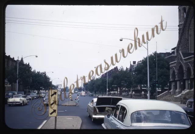 Street Scene Car Trunk 35mm Slide 1950s Kodachrome Philadelphia