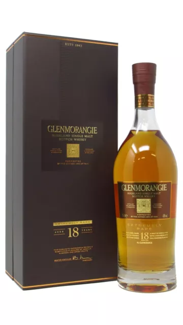 Glenmorangie - Highland Single Malt Scotch 18 year old Whisky 70cl