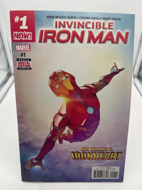 Invincible Iron Man #1 1st Print Ironheart Riri Williams Marvel Comics 2017