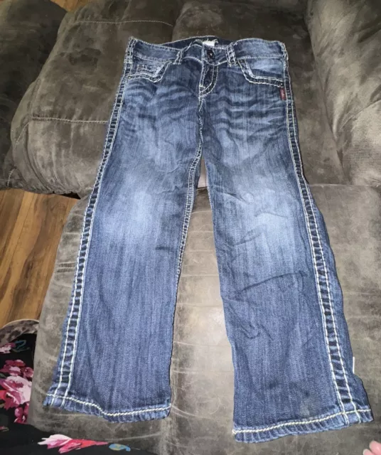Silver Mckenzie  cropped Capri jeans waist sz 27