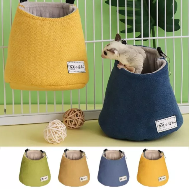 Sugar GliderPouch Hang Bed, Squirrel Hamster Cotton Nest Mat,  Small Animals Mat