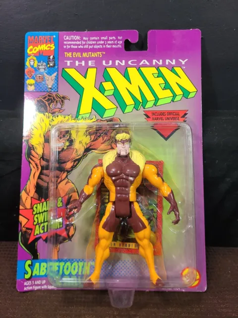 Sabretooth 1993 X-Men X-Force MARVEL COMICS Toy Biz NEW