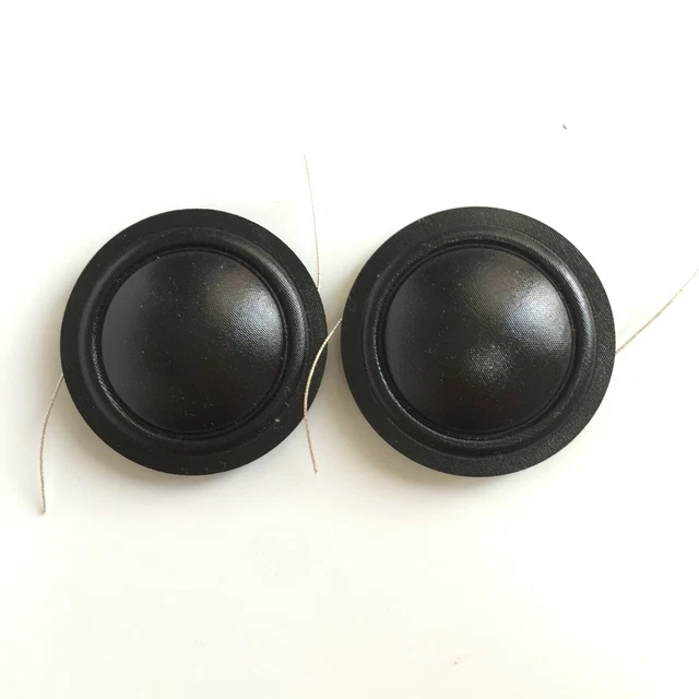 2 REPLACEMENT SILK Semitransparent Dome Tweeter Diaphragm 28mm VC