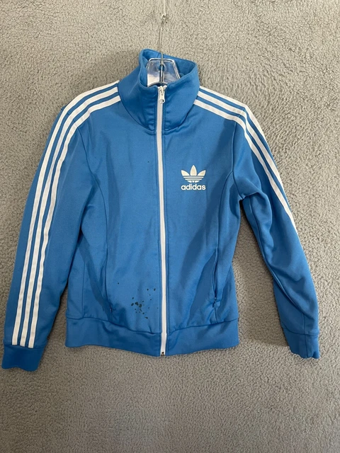 ADIDAS EUROPA TRACK Pant M Blue White 3 Stripe Originals Superstar