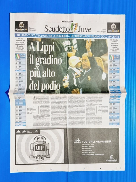 GAZZETTA DELLO SPORT 21/04/2019 Juventus Campione D'italia Scudetto N°37 Juve 8 EUR 29,32 - FR