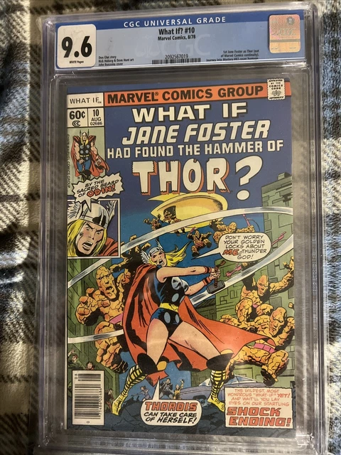 1978 Marvel What If #10 Cgc 9.6 Nm+ Wp 1St Jane Foster As Thor Newsstand Rare
