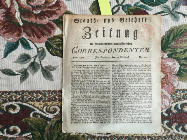1811 Zeitung Hamburg 165