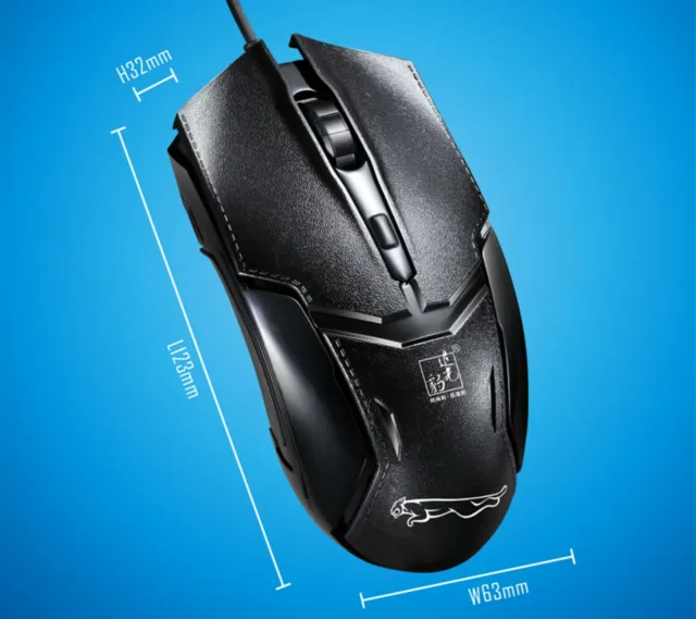 SOURIS OPTIQUE  Mouse 125cm cable souris gaucher droitier neuf souris ordinateur