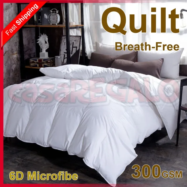 All Size Microfiber Microfibre Breath-Free Winter Summer Quilt Duvet Doona