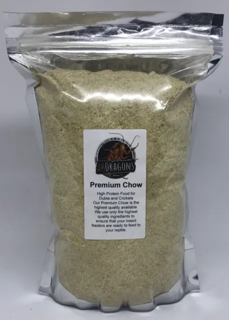 Premium Chow .High Protein Food For Dubia Roaches And Crickets.Free Shipping !!!