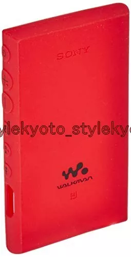 SONY Walkman Véritable Silicone Étui CKM-NWA100 Rouge pour NW-A100 Séries 03276