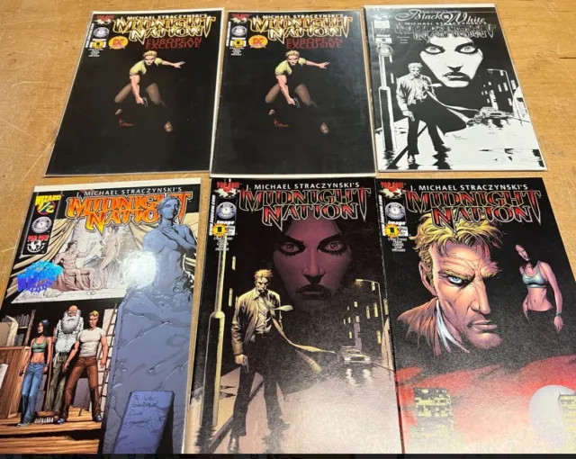Top Cow Image Comics: Midnight Nation rare lot of 6 comic books